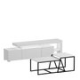 Hanah Home Beliz - Conjunto de muebles de salón blanco